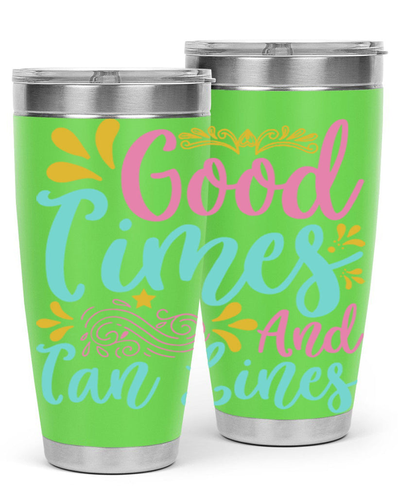 GOOD TIMES AND TAN LINES Style 65#- summer- Tumbler