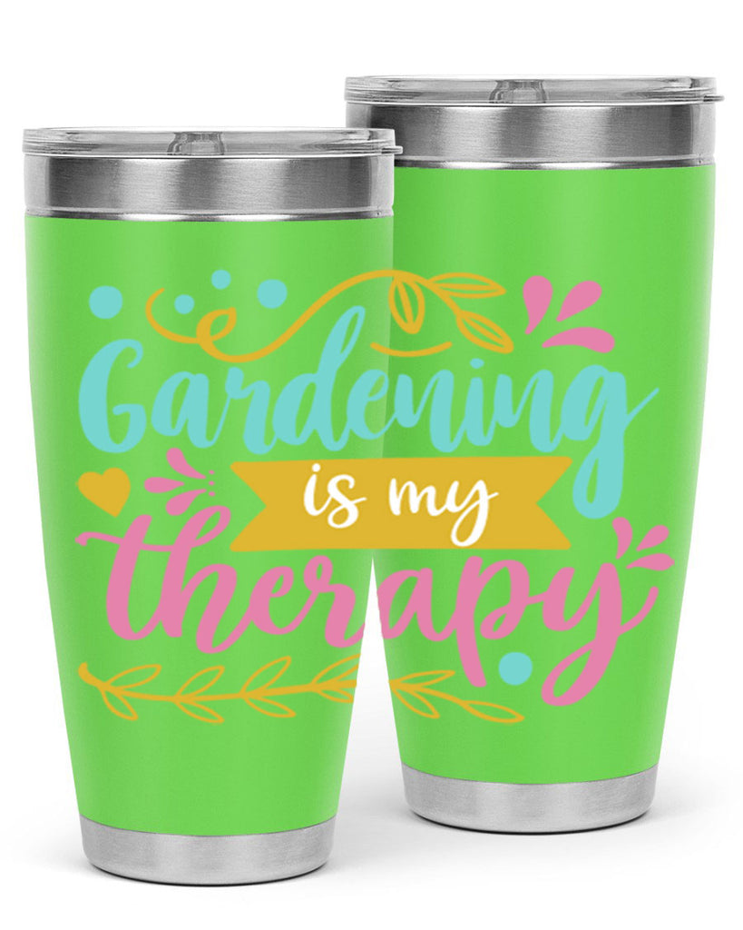 Gardening is my therapy Style 66#- summer- Tumbler