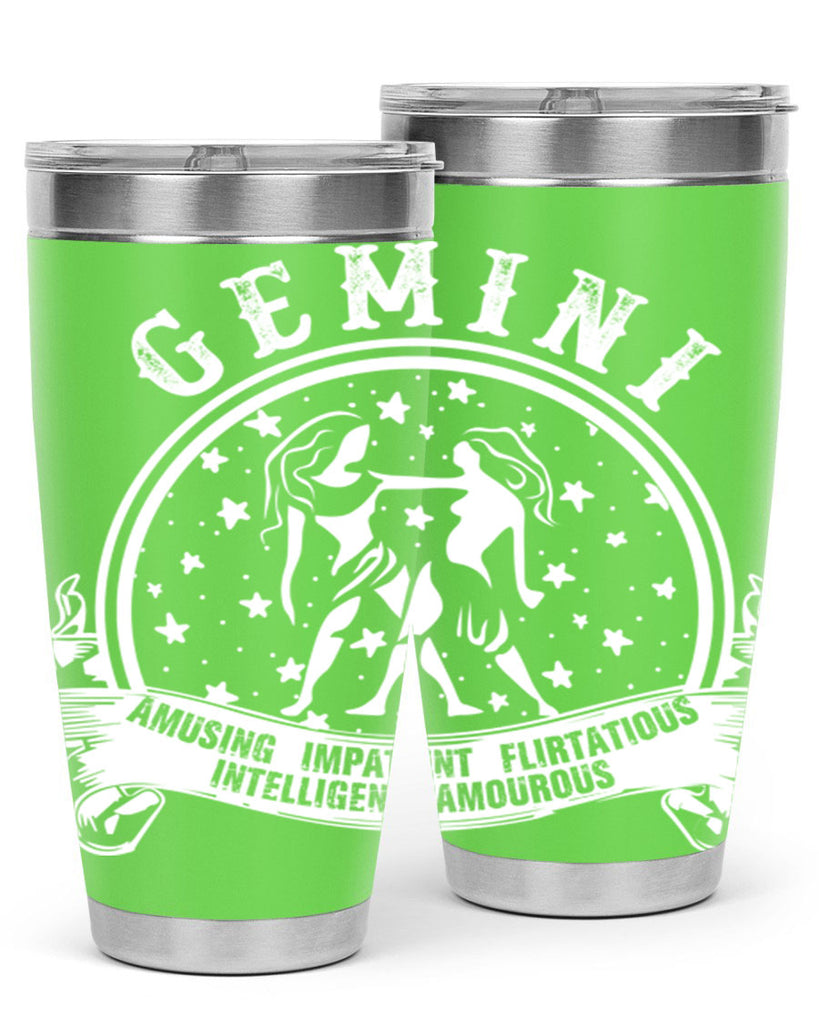 Gemini 10#- zodiac- Tumbler