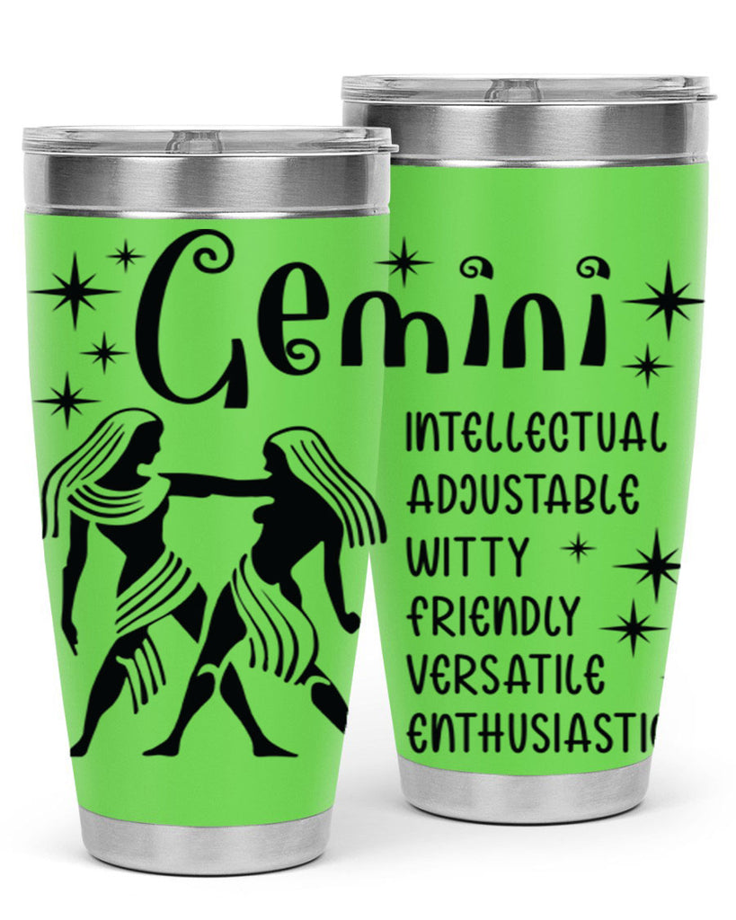 Gemini 217#- zodiac- Tumbler