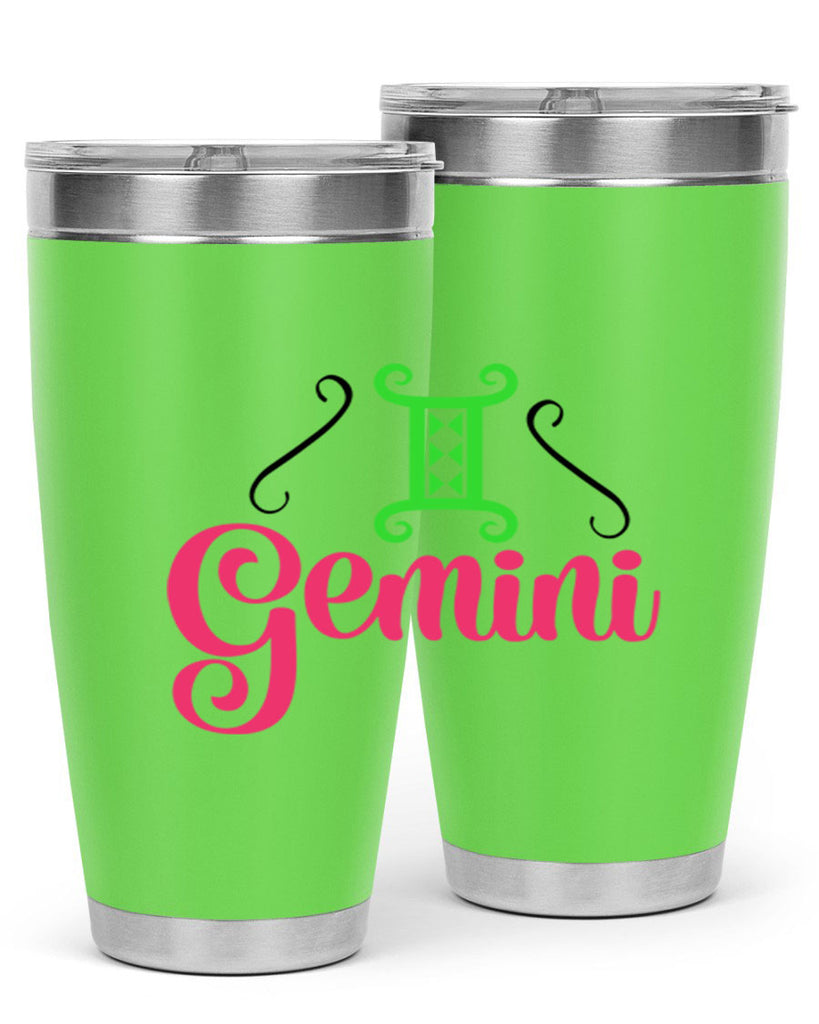 Gemini 224#- zodiac- Tumbler