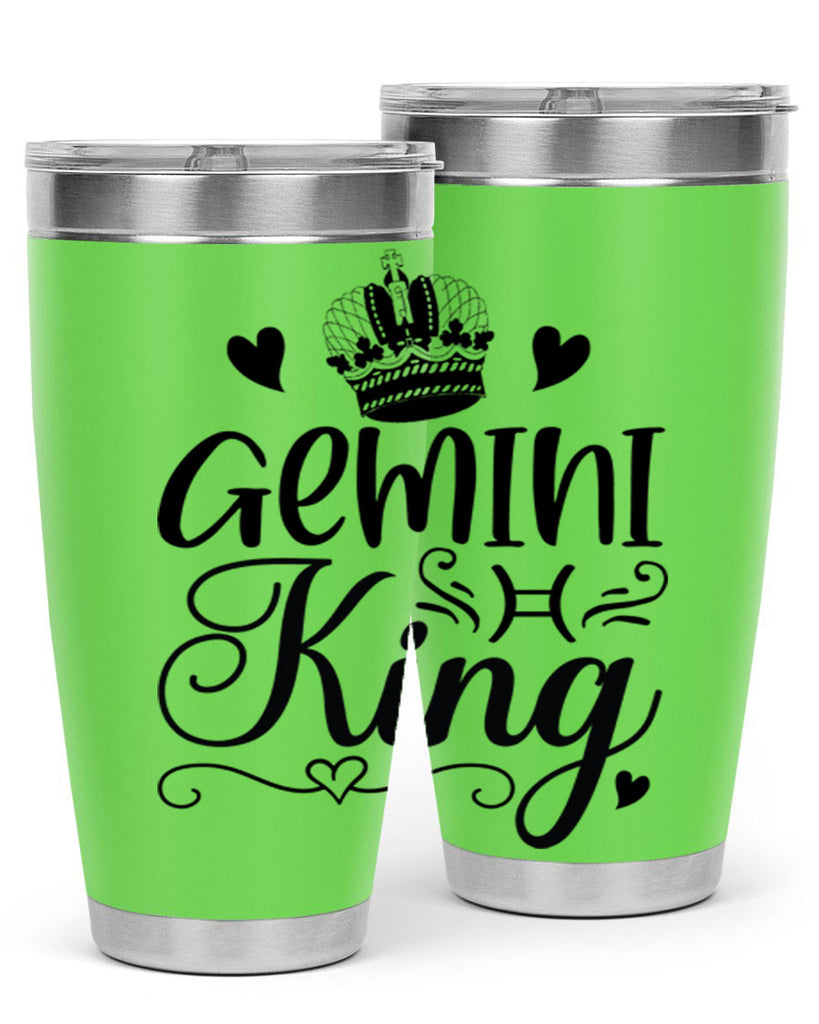 Gemini king 228#- zodiac- Tumbler