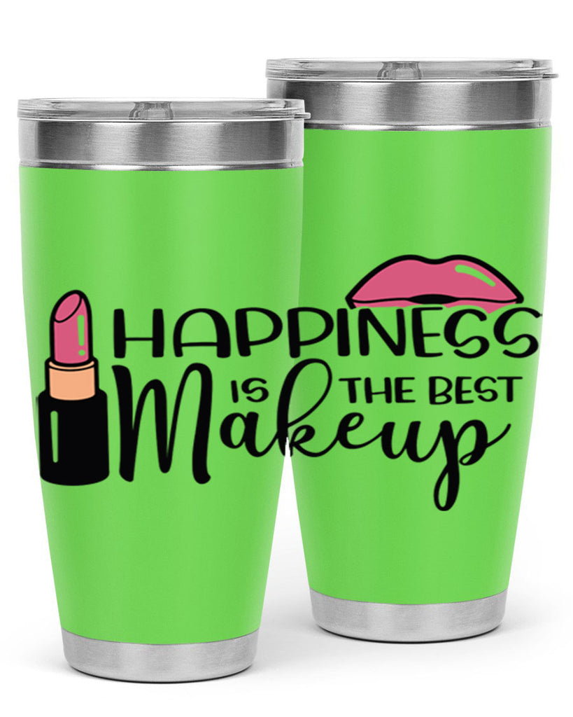 Happiness Is The Best Makeup Style 93#- make up- Tumbler