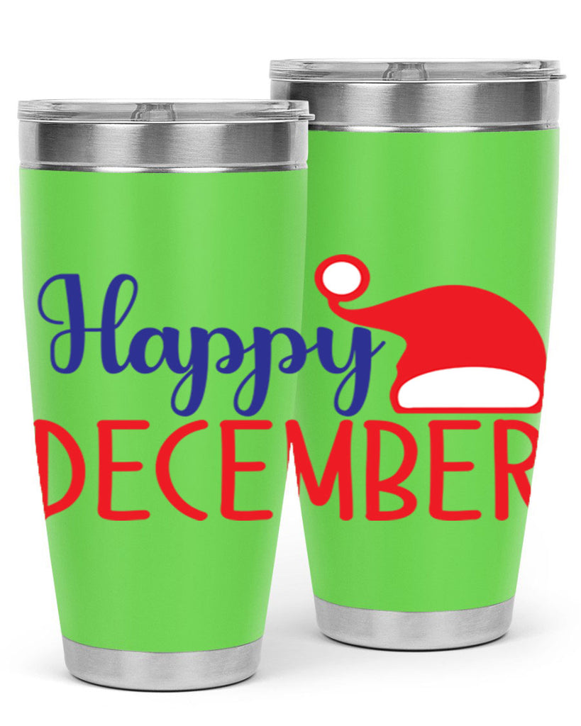 Happy December 135#- winter- Tumbler