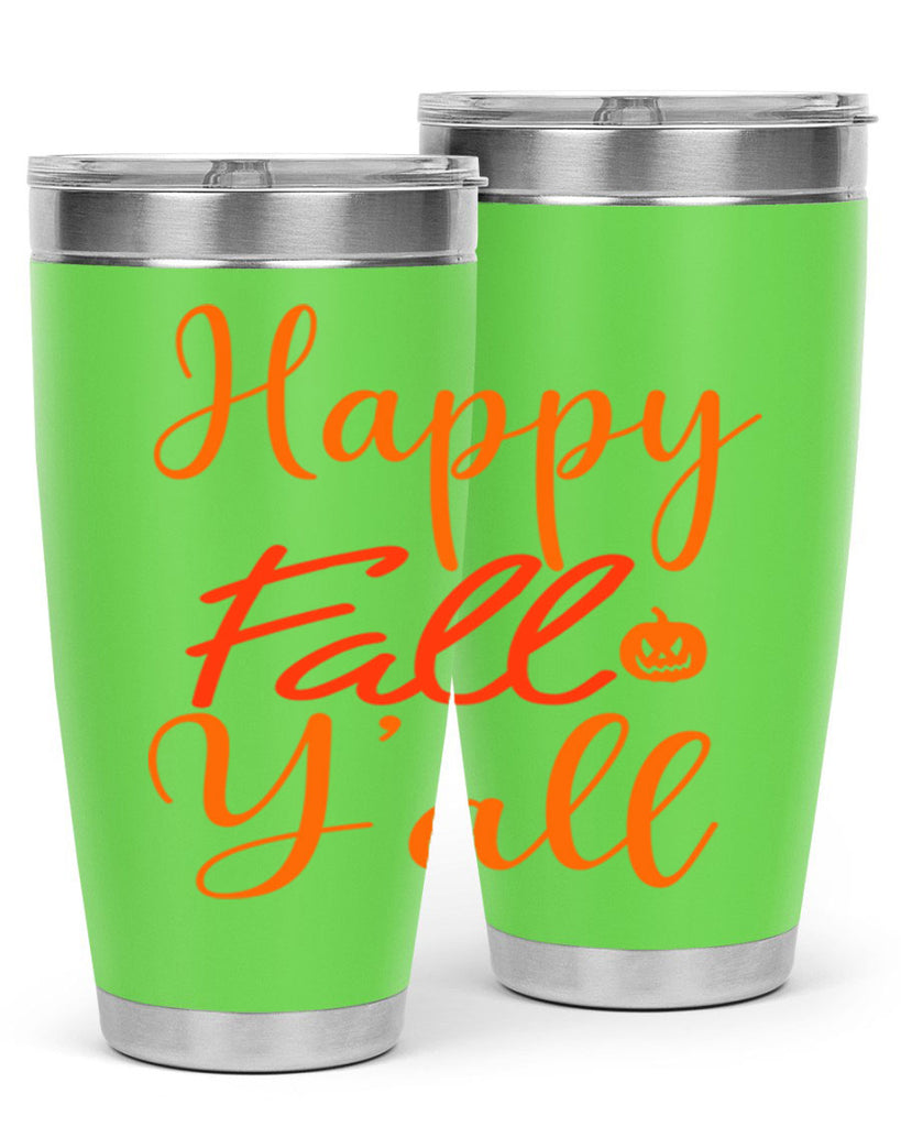 Happy Fall Yall Design 233#- fall- Tumbler