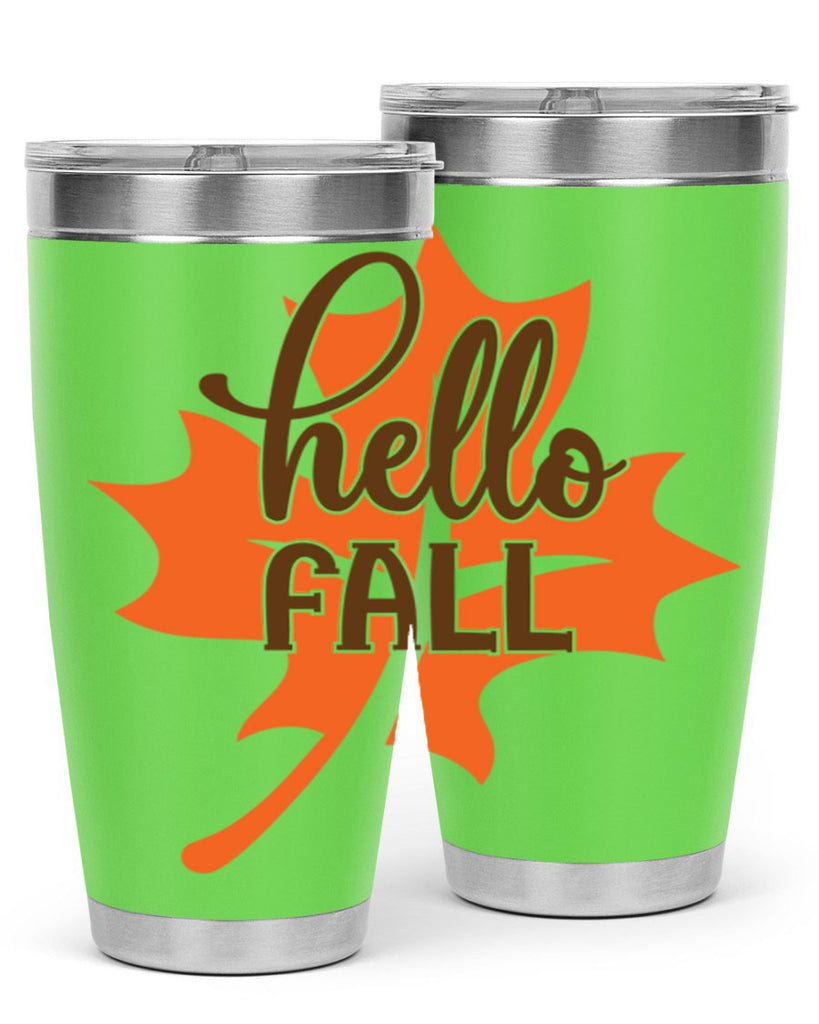 Hello Fall 273#- fall- Tumbler
