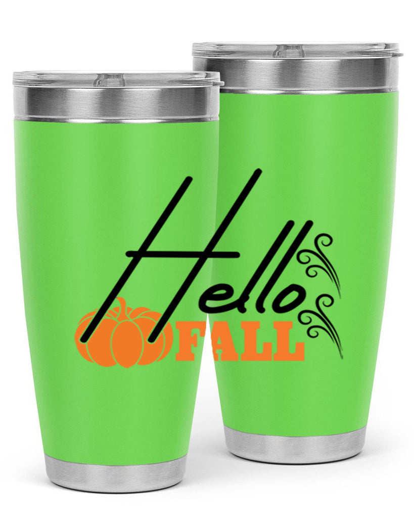 Hello Fall 281#- fall- Tumbler