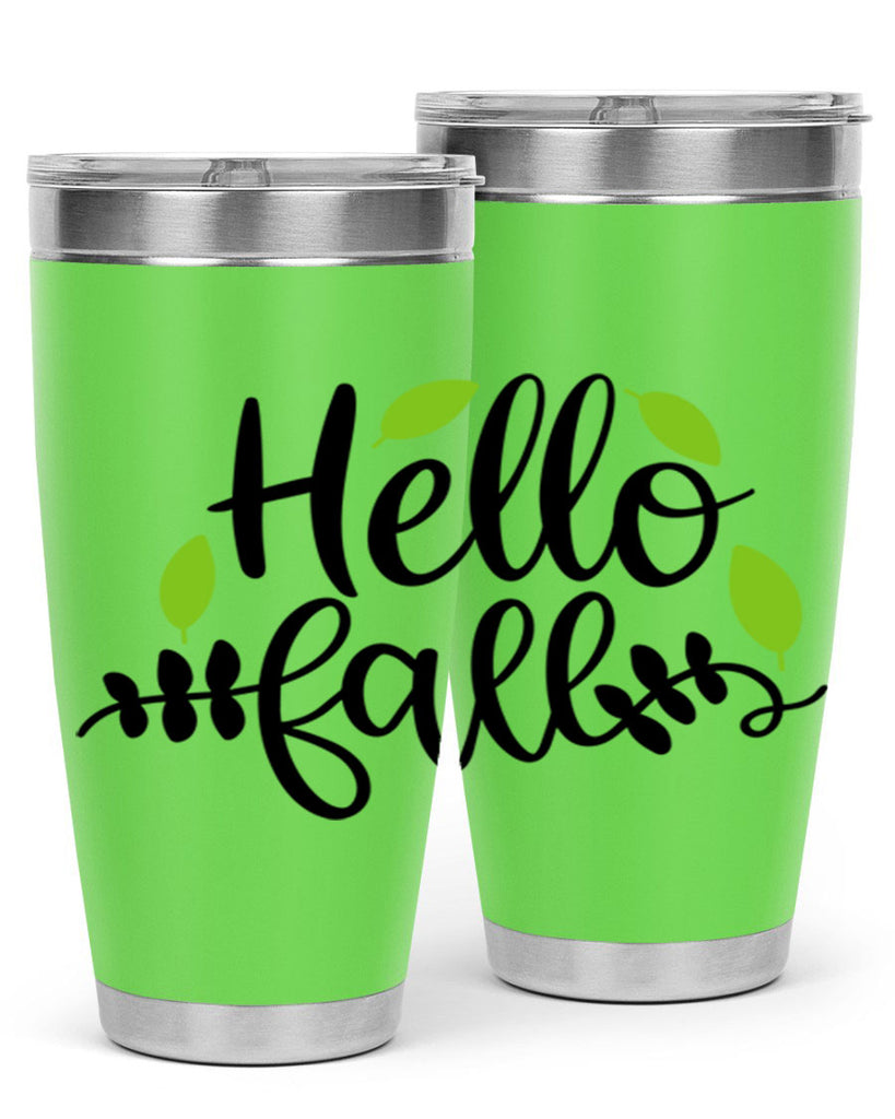 Hello Fall 283#- fall- Tumbler