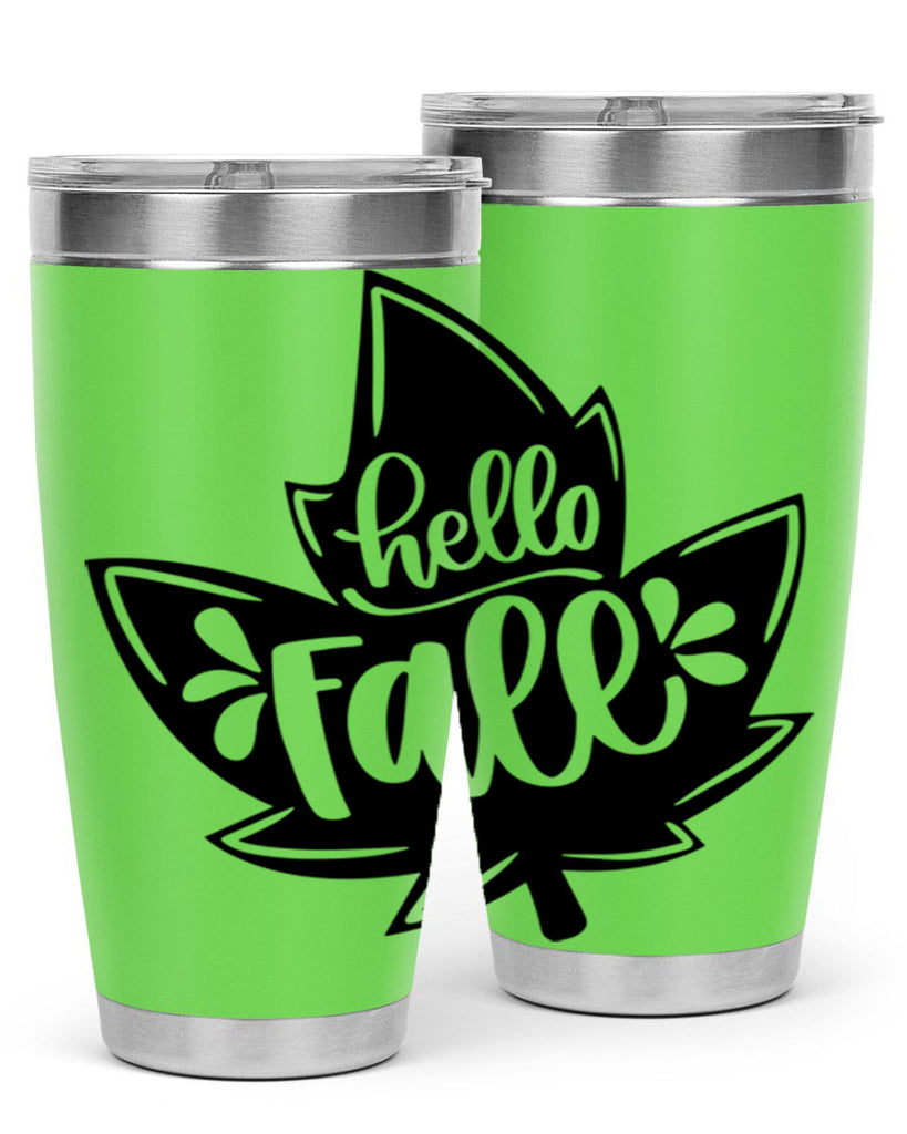 Hello Fall 494#- fall- Tumbler