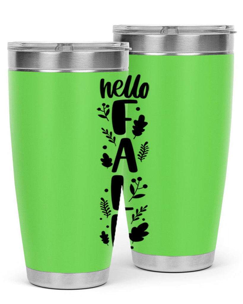Hello Fall 495#- fall- Tumbler