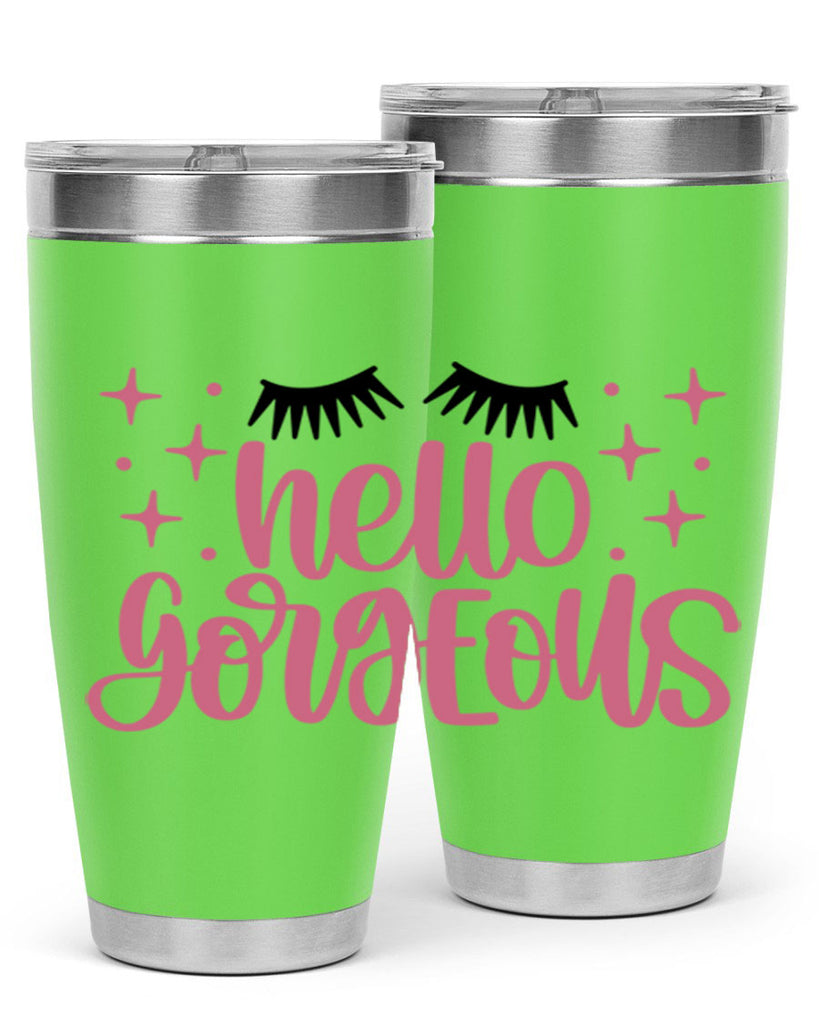 Hello Gorgeous Style 89#- make up- Tumbler
