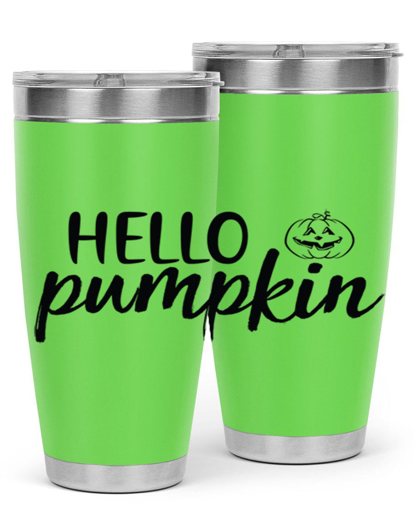 Hello Pumpkin 286#- fall- Tumbler