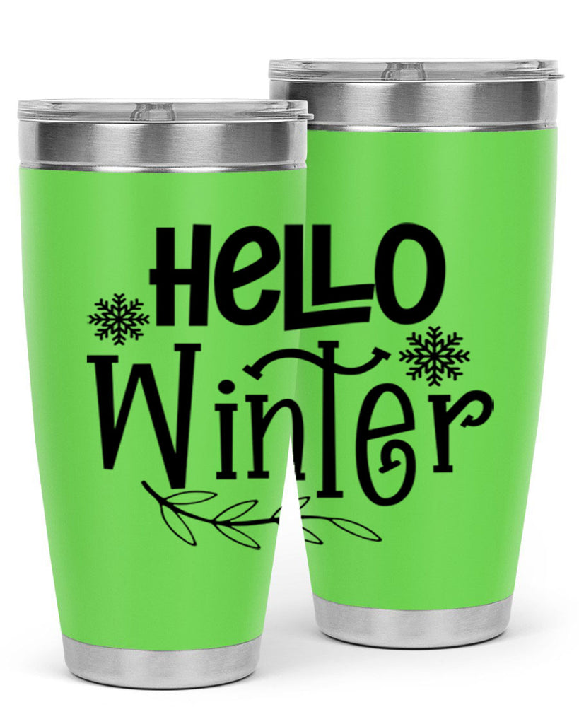 Hello Winter 168#- winter- Tumbler