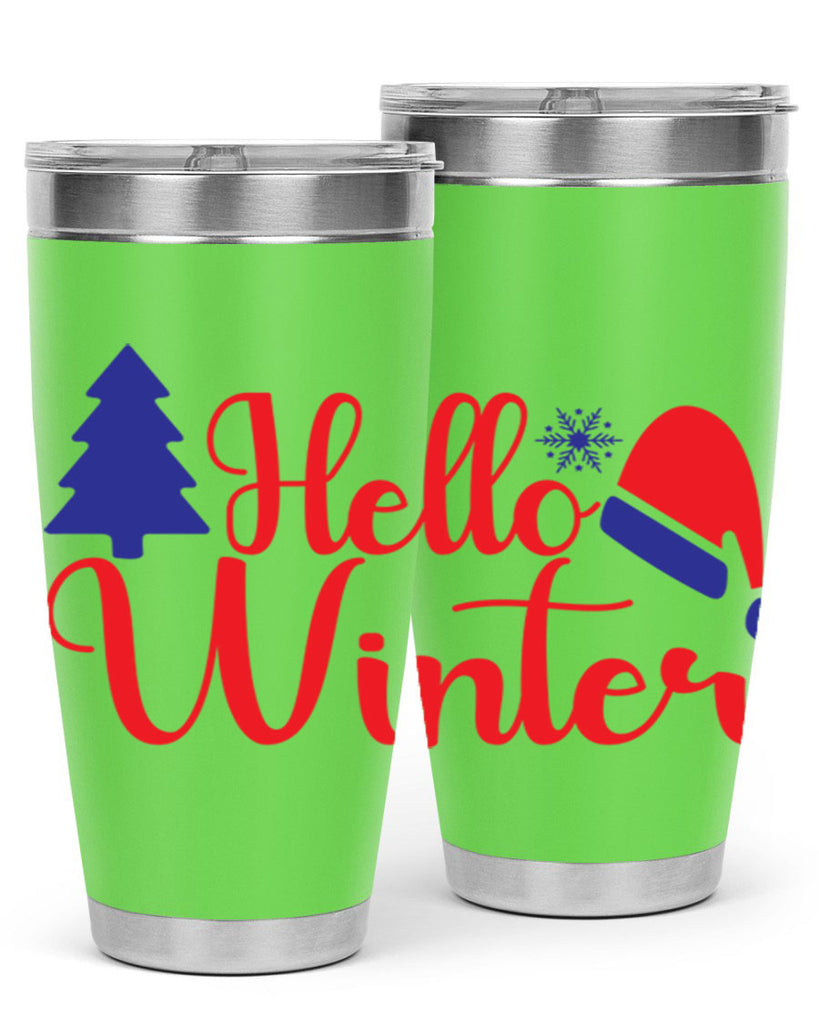 Hello Winter 179#- winter- Tumbler