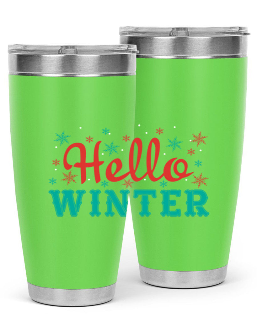 Hello Winter 182#- winter- Tumbler