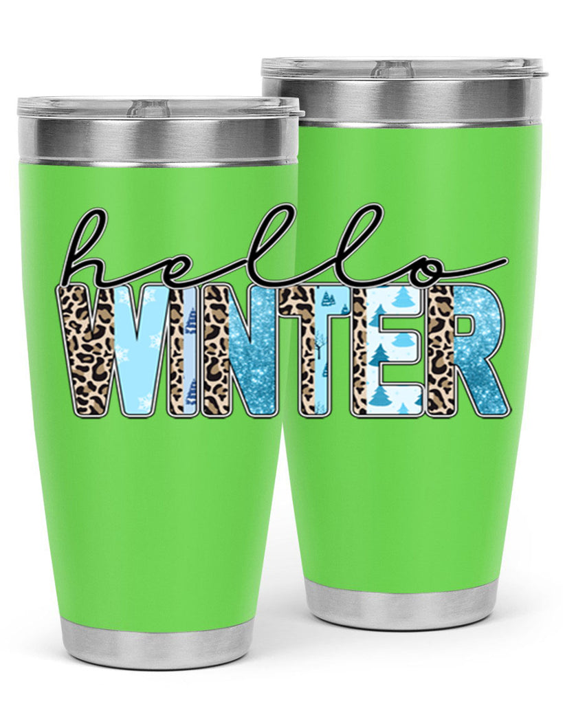Hello Winter 189#- winter- Tumbler