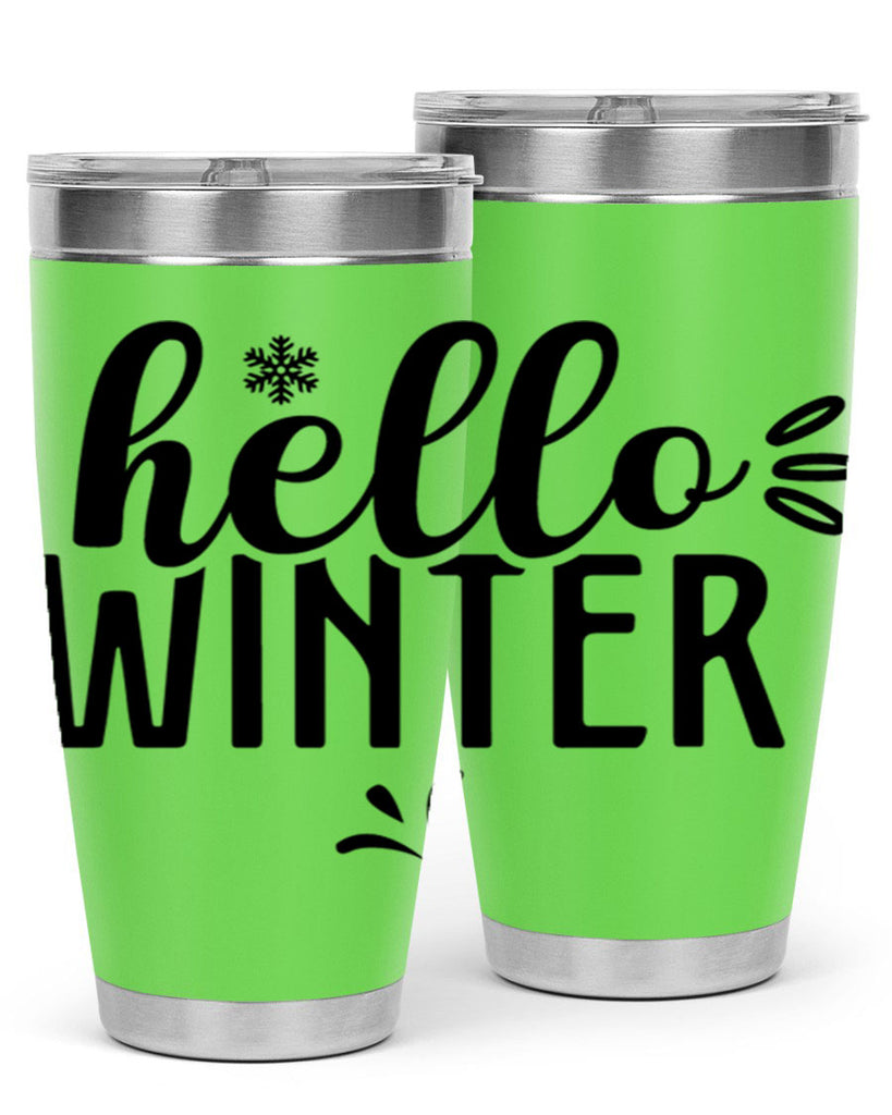 Hello Winter171#- winter- Tumbler
