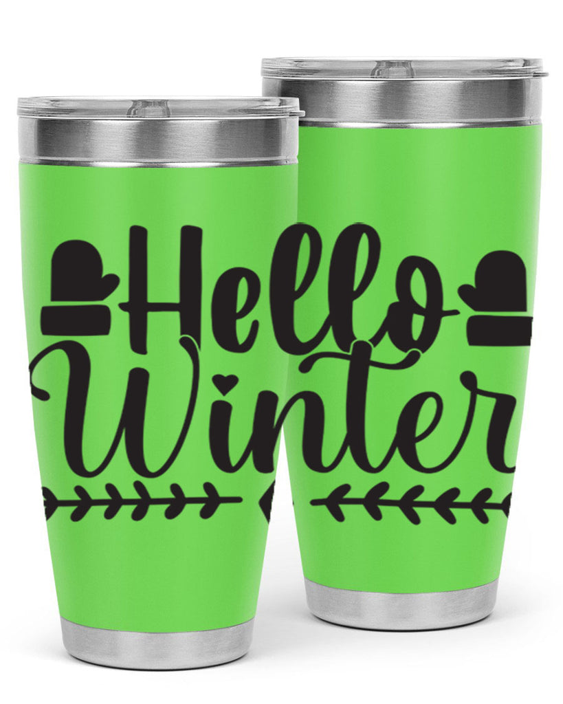 Hello winter 184#- winter- Tumbler