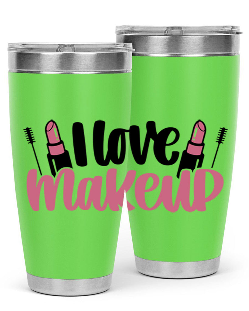 I Love Makeup Style 80#- make up- Tumbler