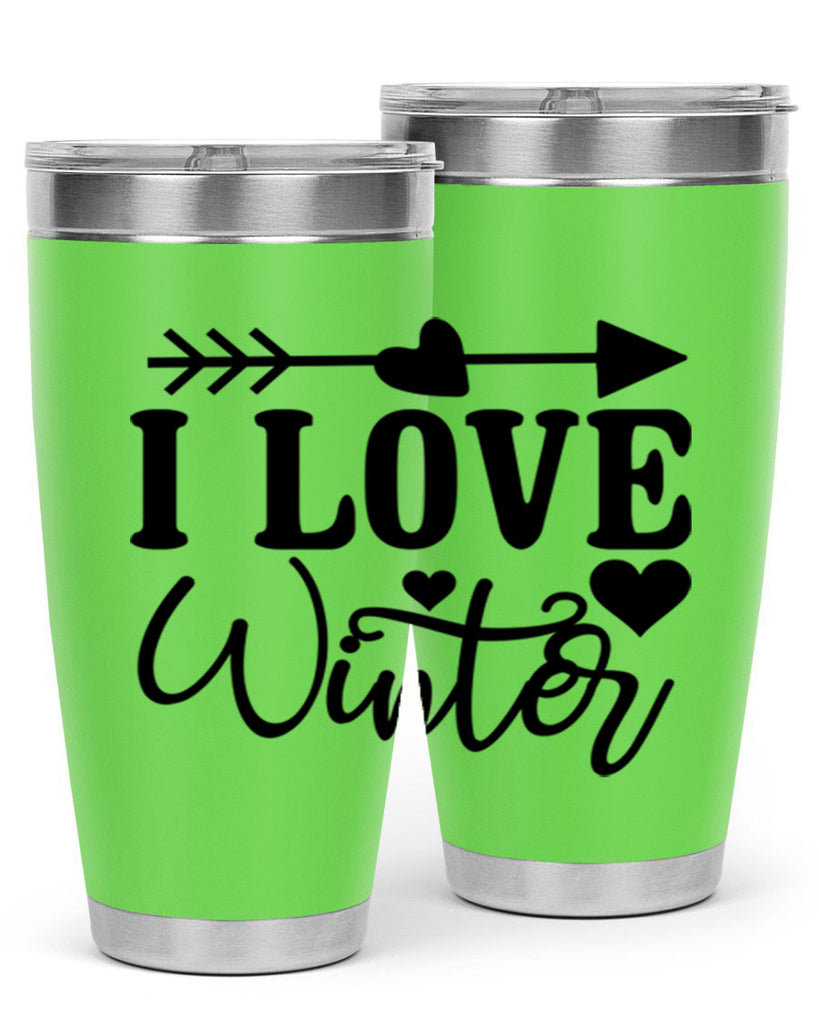 I Love Winter 227#- winter- Tumbler