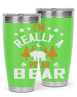 I'm really a polar bear 17#- Bears- Tumbler
