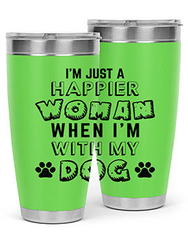 Im Just A Style 39#- dog- Tumbler