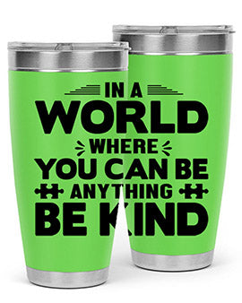 In a world Style 48#- autism- Tumbler