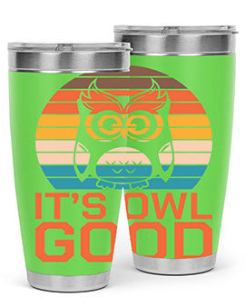 Its Owl Good Retro Owl A TurtleRabbit 10#- owl- Tumblers