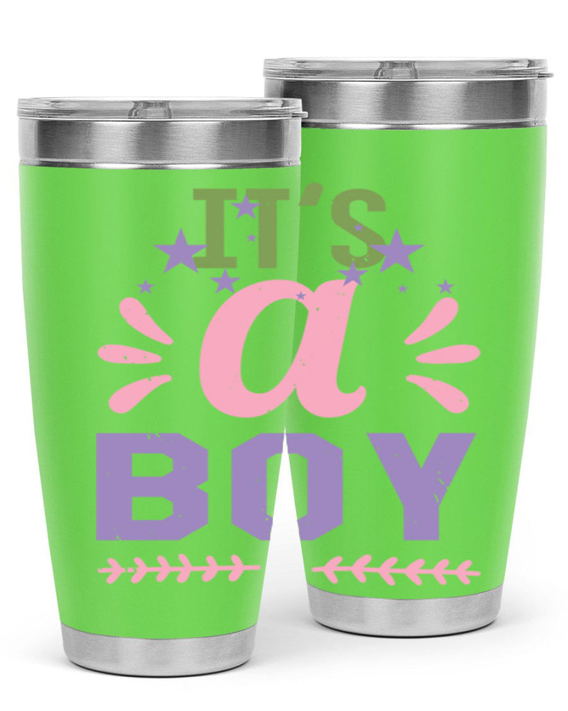 Its a boy Style 33#- baby shower- tumbler