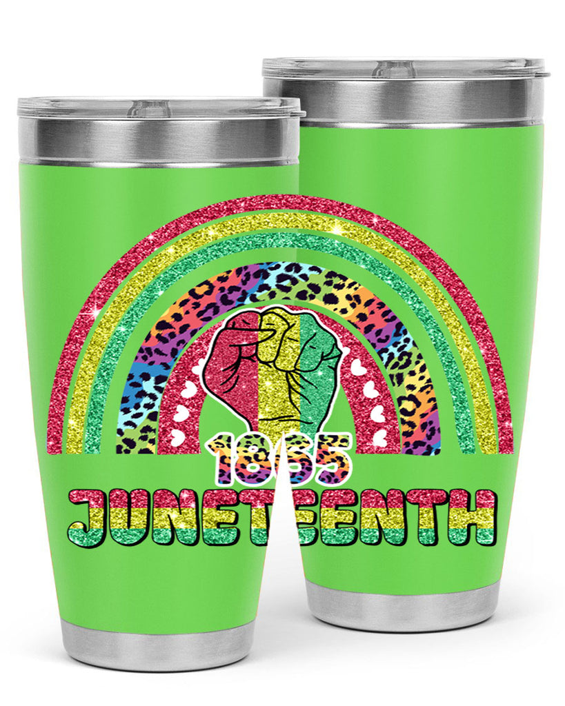 Juneteenth 1865 Rainbow 19#- Juneteenth- tumbler