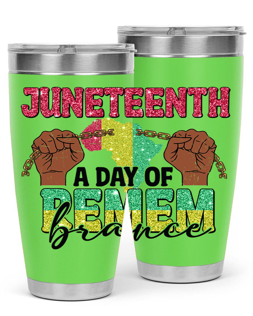 Juneteenth A Day Of Remembrance Png 9#- Juneteenth- tumbler