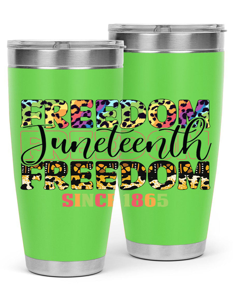 Juneteenth Freedom Since 1865 Png 36#- Juneteenth- tumbler