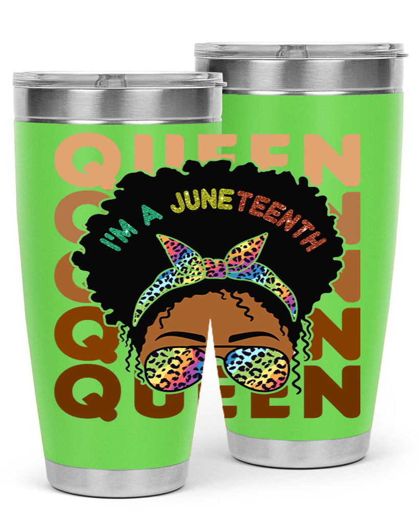 Juneteenth Queen Swag Black Melanin Png 26#- Juneteenth- tumbler
