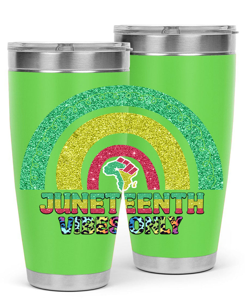 Juneteenth Vibes Only 5#- Juneteenth- tumbler