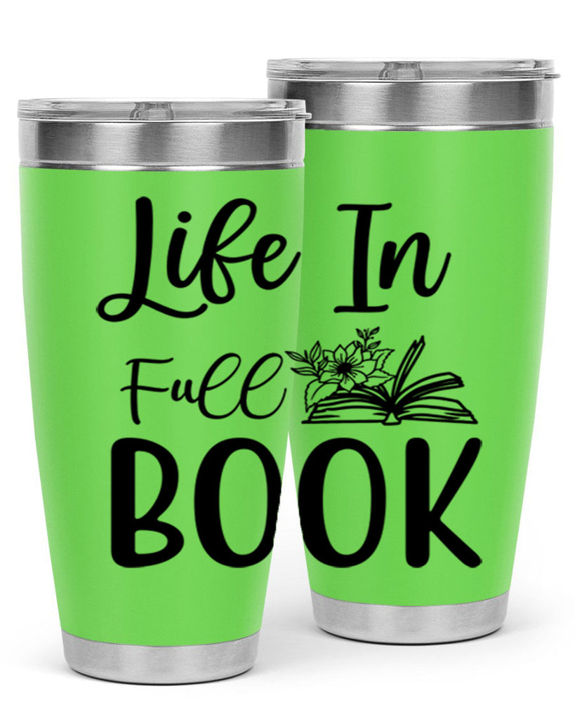 Life In Full Book 297#- spring- Tumbler