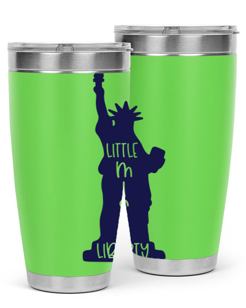 Little Miss Liberty Style 163#- Fourt Of July- Tumbler