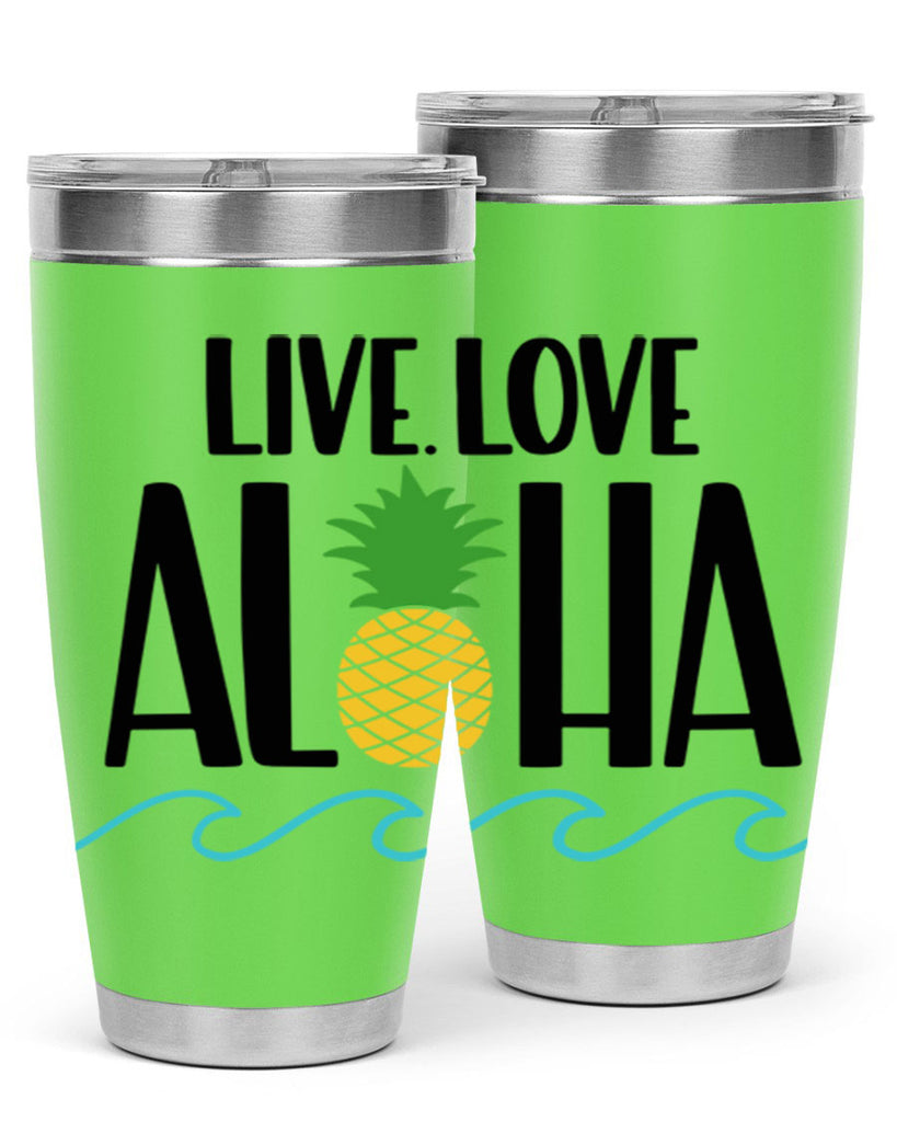 Live Love Aloha Style 30#- summer- Tumbler