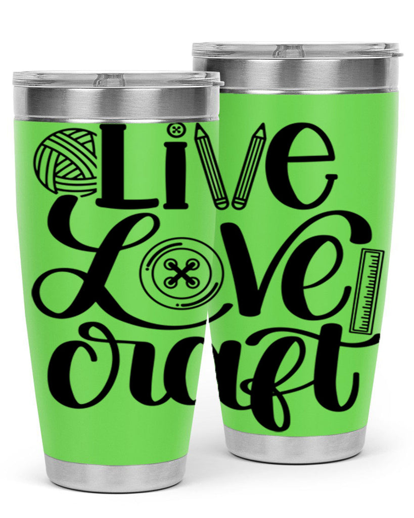 Live Love Craft 14#- crafting- Tumbler