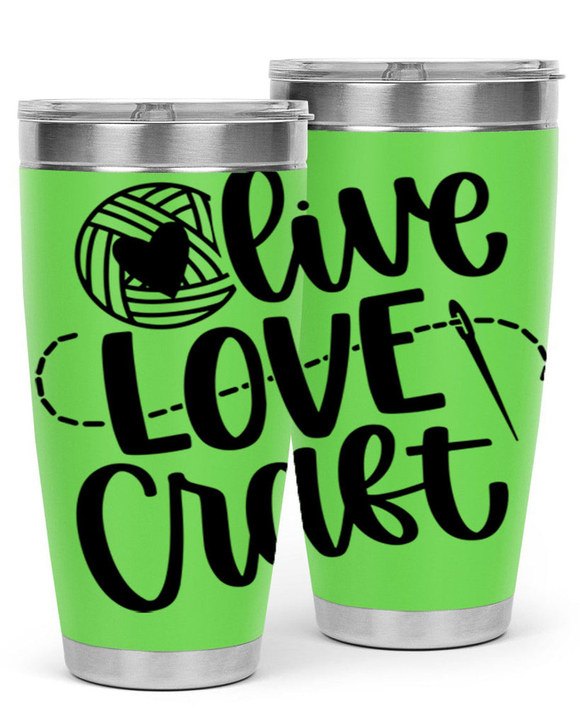 Live Love Craft 15#- crafting- Tumbler
