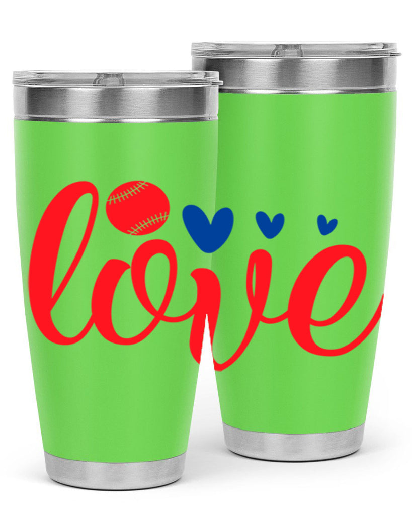 Love 2052#- baseball- Tumbler