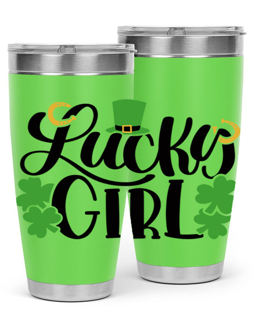 Lucky Girl Style 56#- St Patricks Day- Tumbler