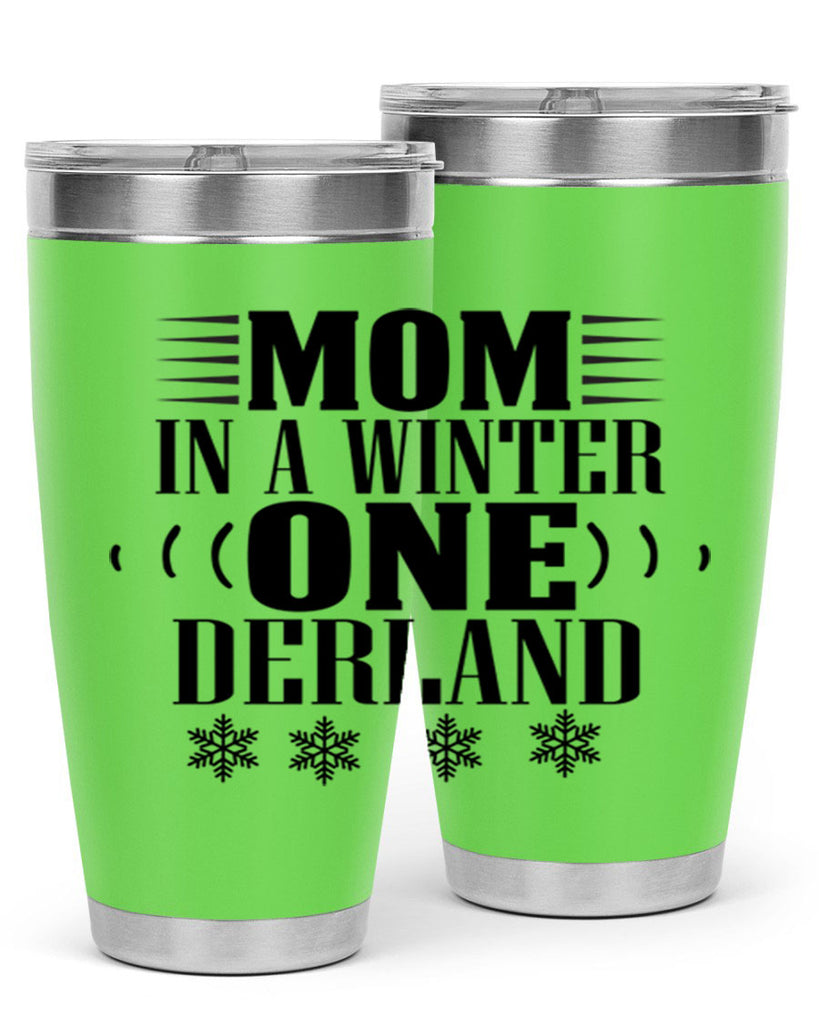 MOM IN A WINTER ONE DERLAND 322#- winter- Tumbler