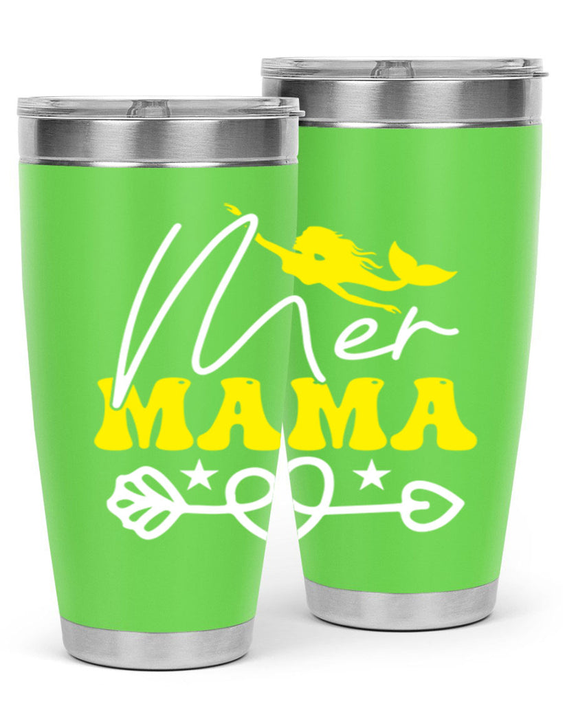 Mer Mama 332#- mermaid- Tumbler