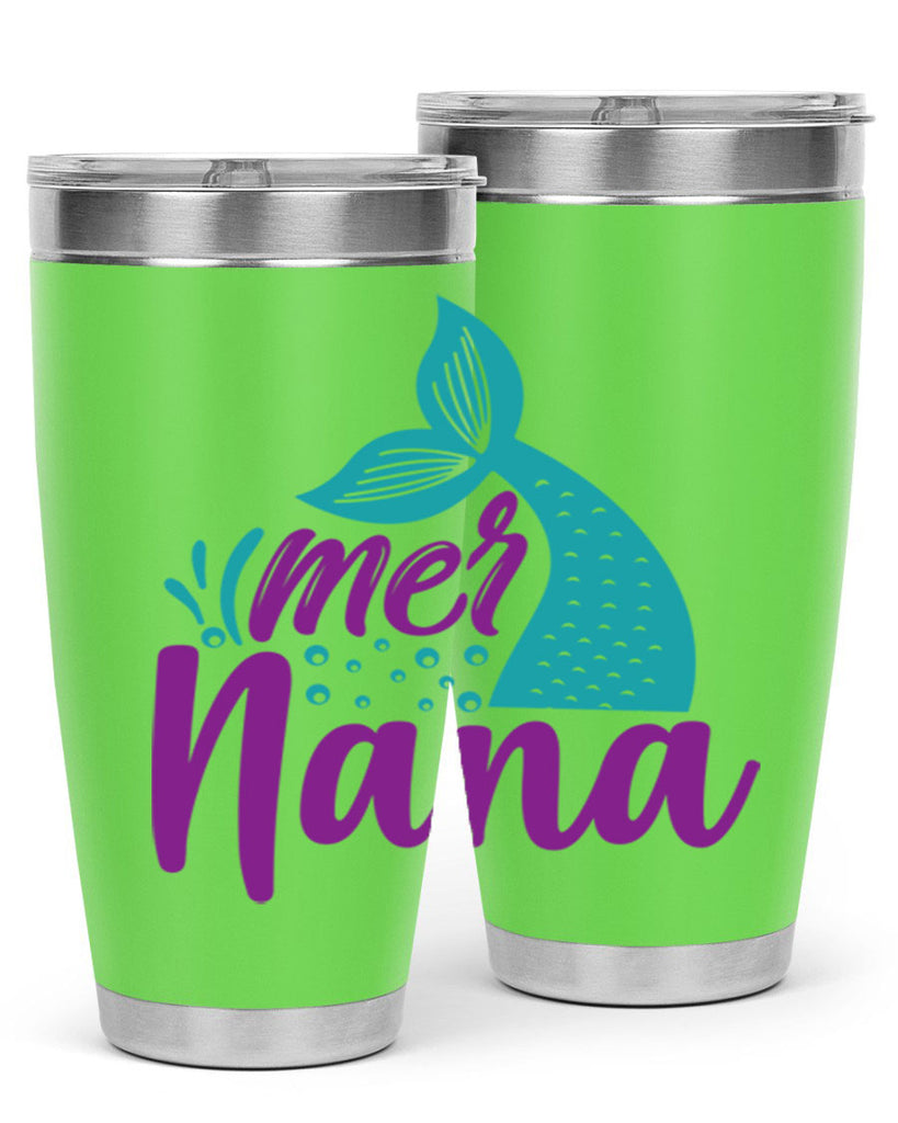Mer Nana 343#- mermaid- Tumbler