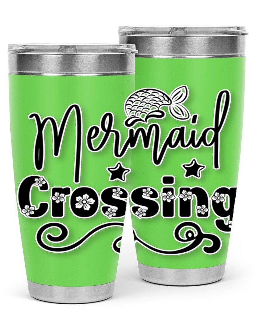 Mermaid Crossing 400#- mermaid- Tumbler