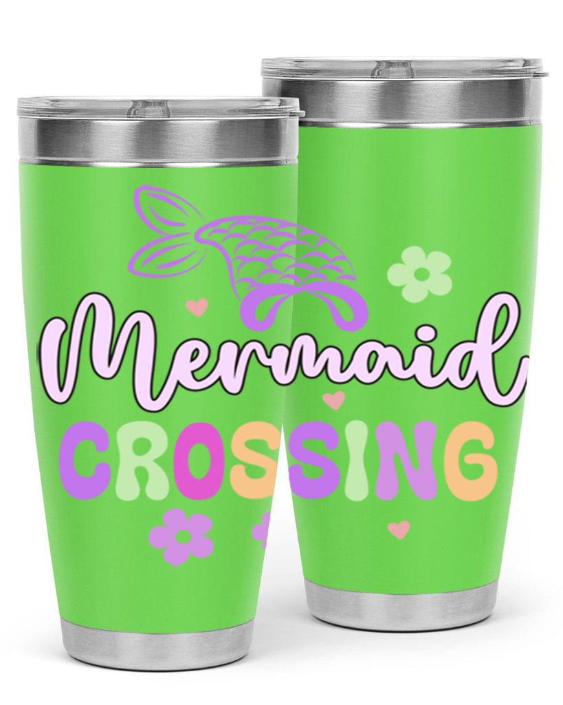 Mermaid Crossing 401#- mermaid- Tumbler