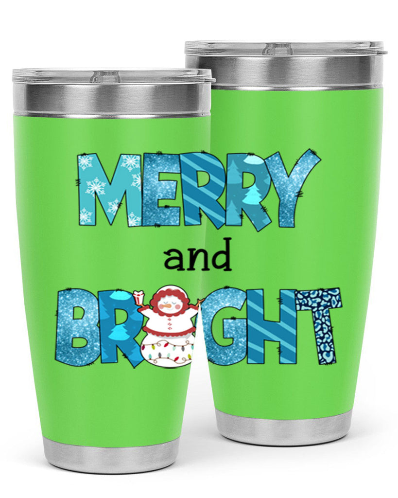 Merry and Bright 321#- winter- Tumbler