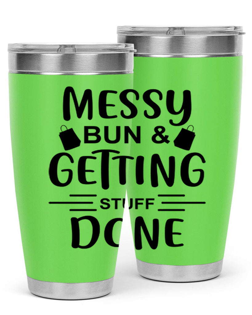 Messy Bun Getting Stuff Done 120#- fashion- Cotton Tank