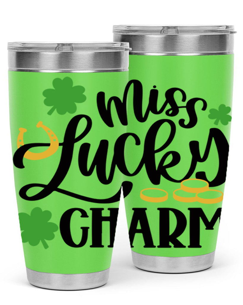Miss Lucky Charm Style 47#- St Patricks Day- Tumbler