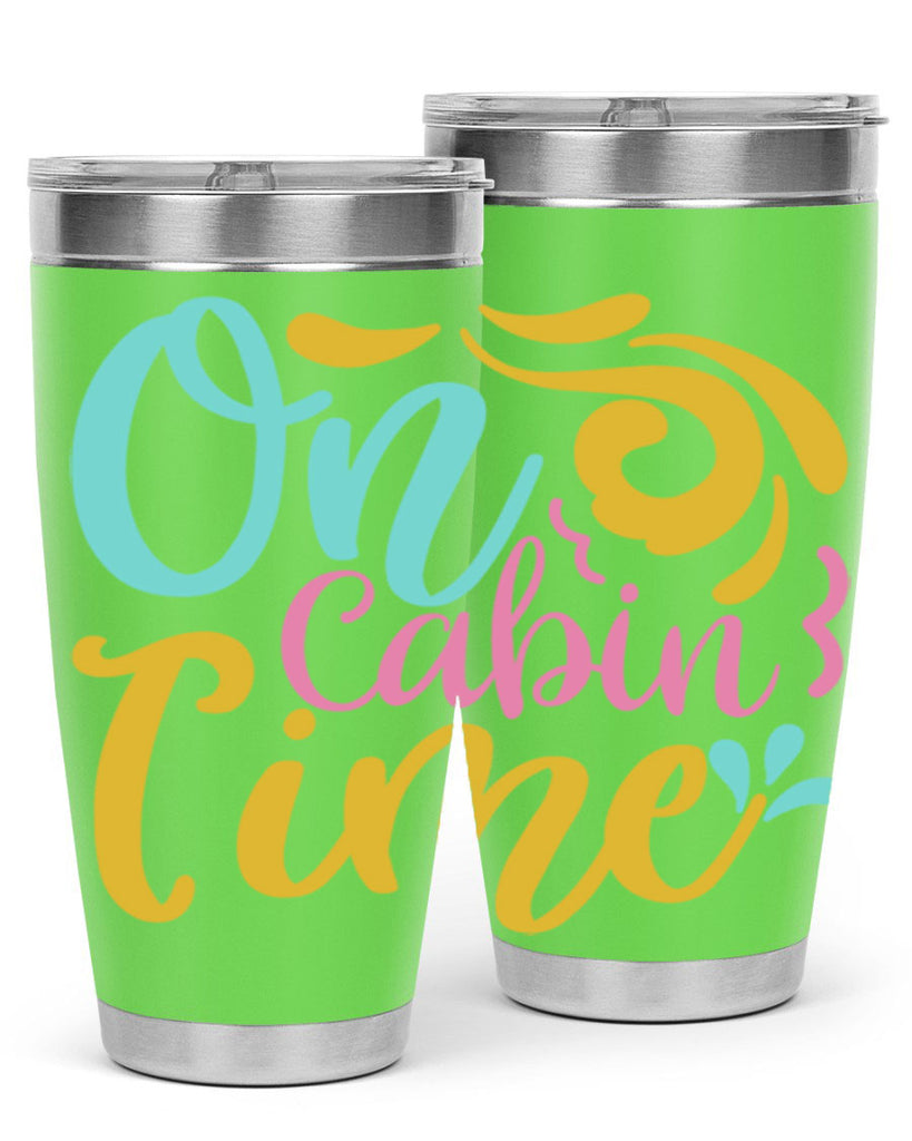 ON CABIN TIME Style 59#- summer- Tumbler